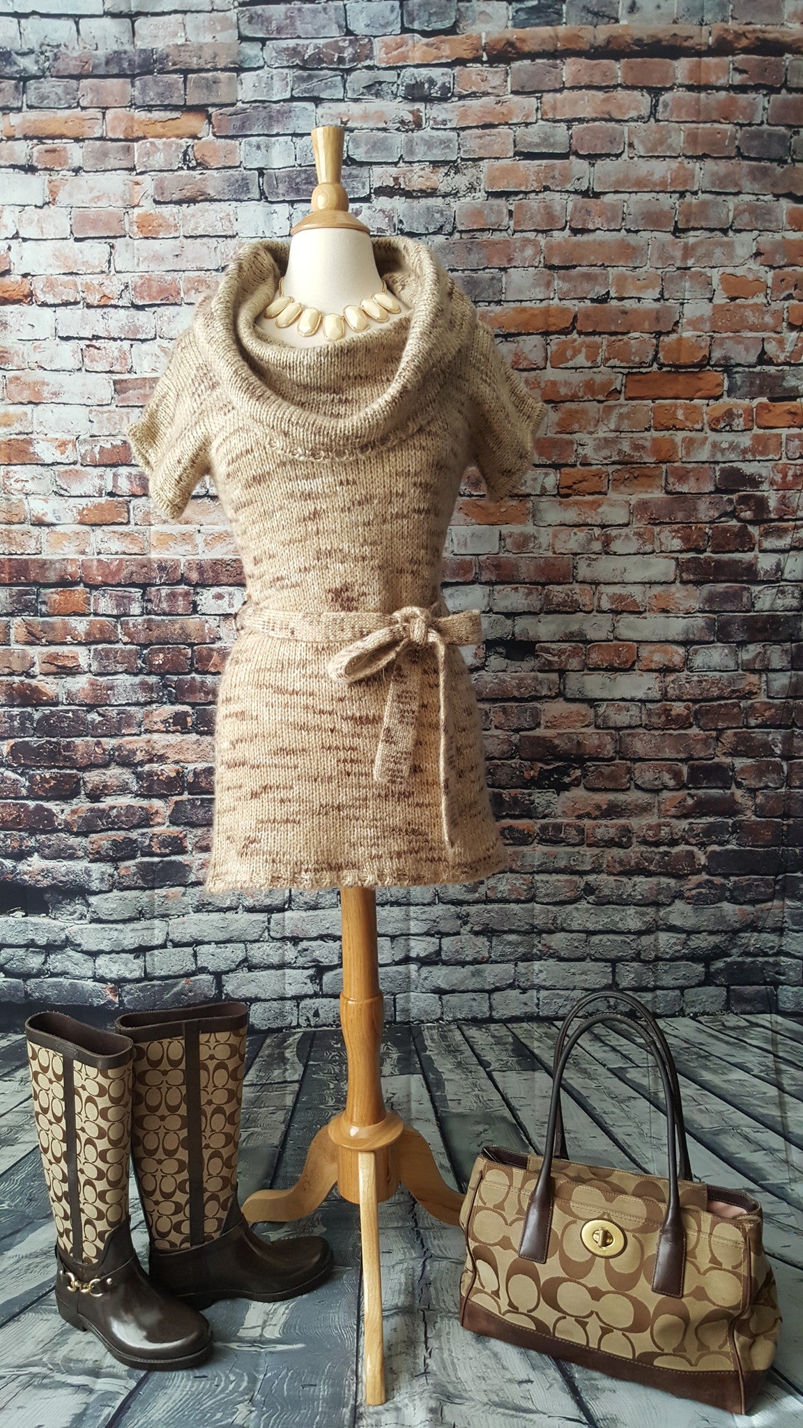 Cowl Neck Dress