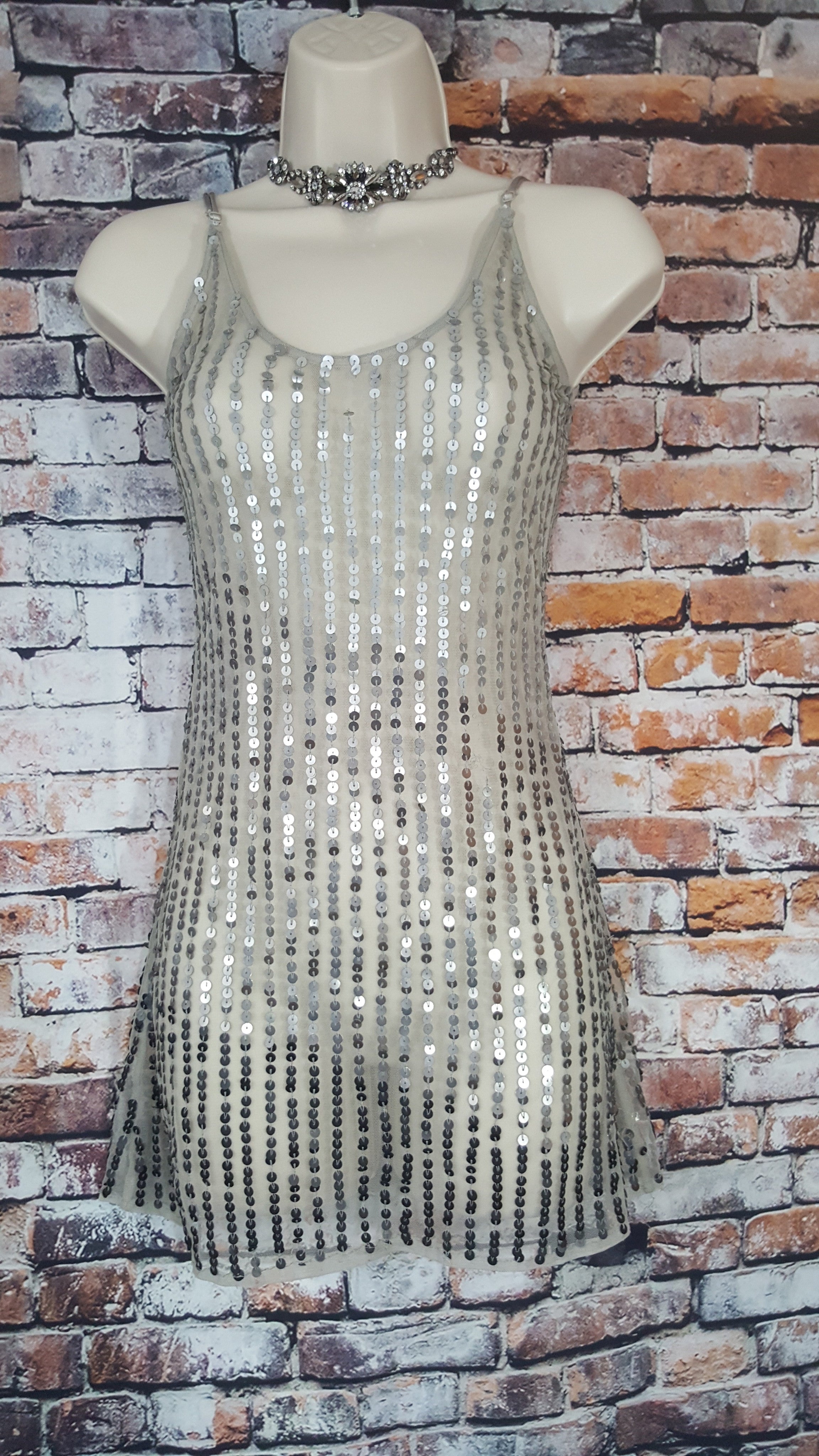 Sequin Sheer Tank