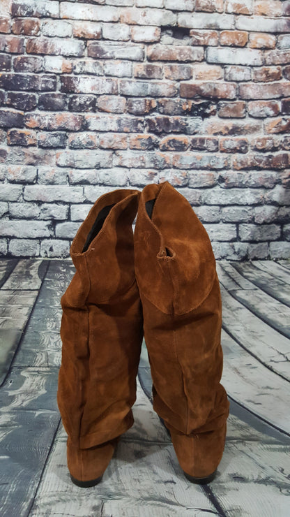 Above Knee Suede Boots