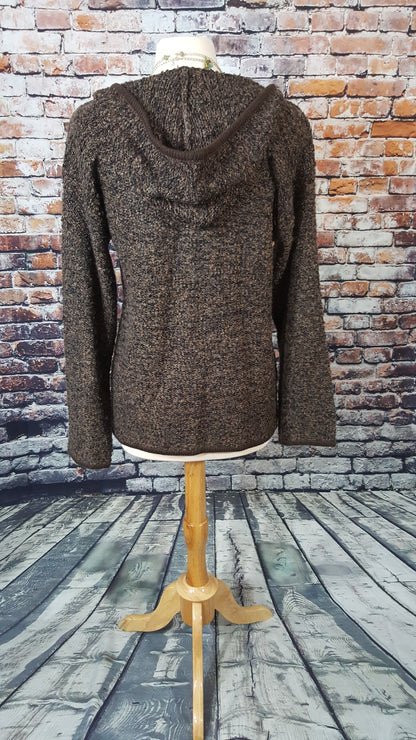 Hooded Wool Cardigan