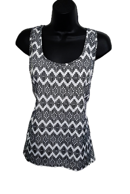 Sleeveless Diamond Tank Top