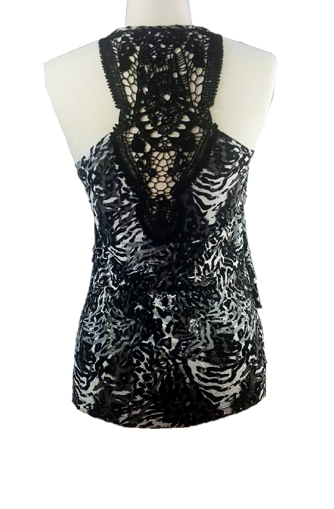 All Leopard RuffleTop