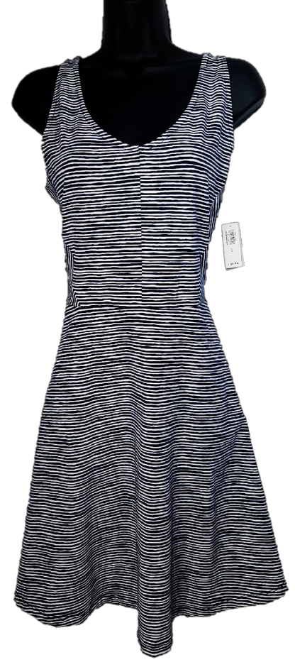 Striped skater Dress