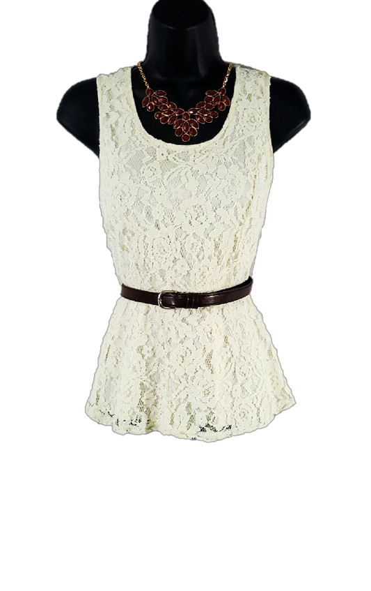 Sweetheart Lace Tank Top
