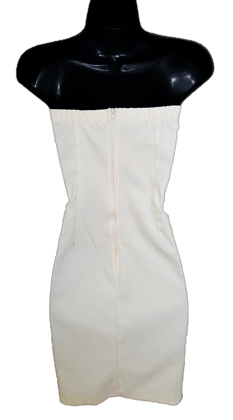 Cityscape Strapless Dress