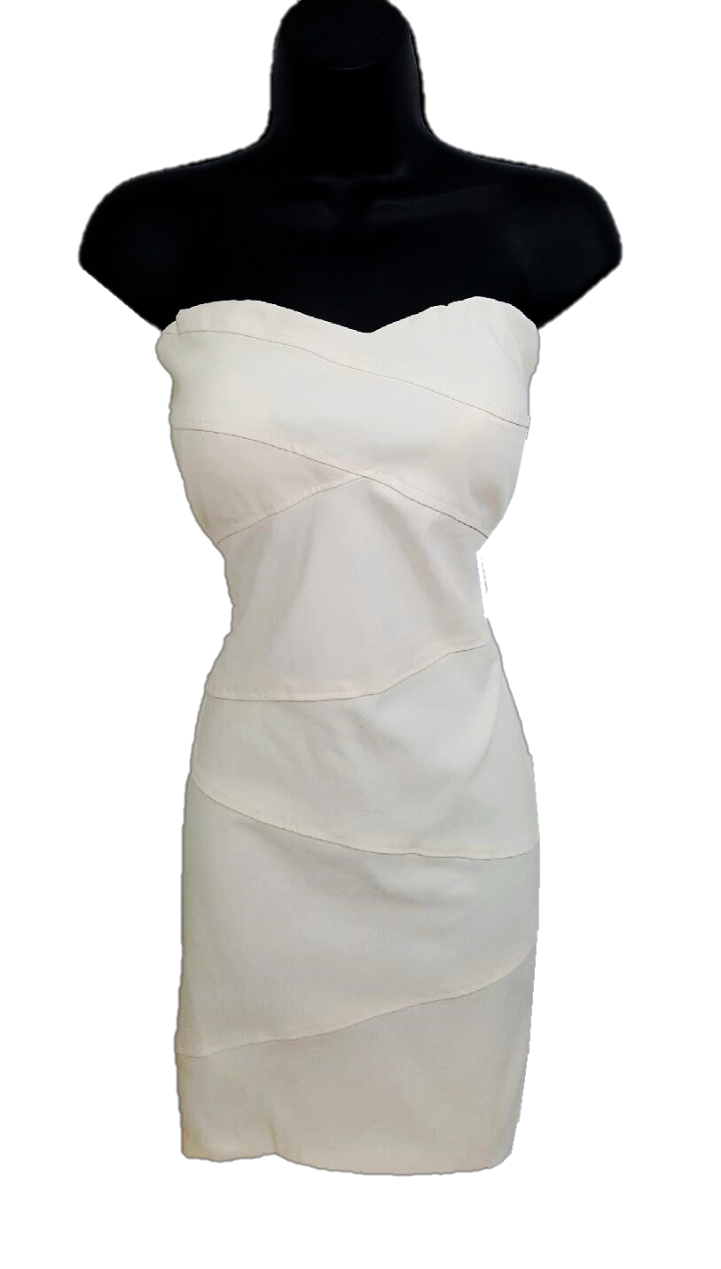 Cityscape Strapless Dress