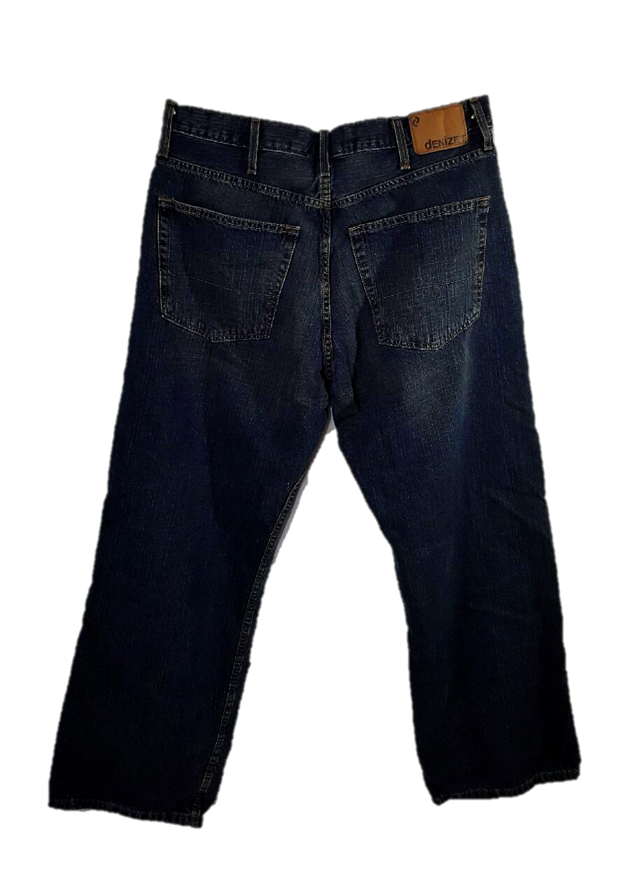 Guys Dark Wash Blue Jeans
