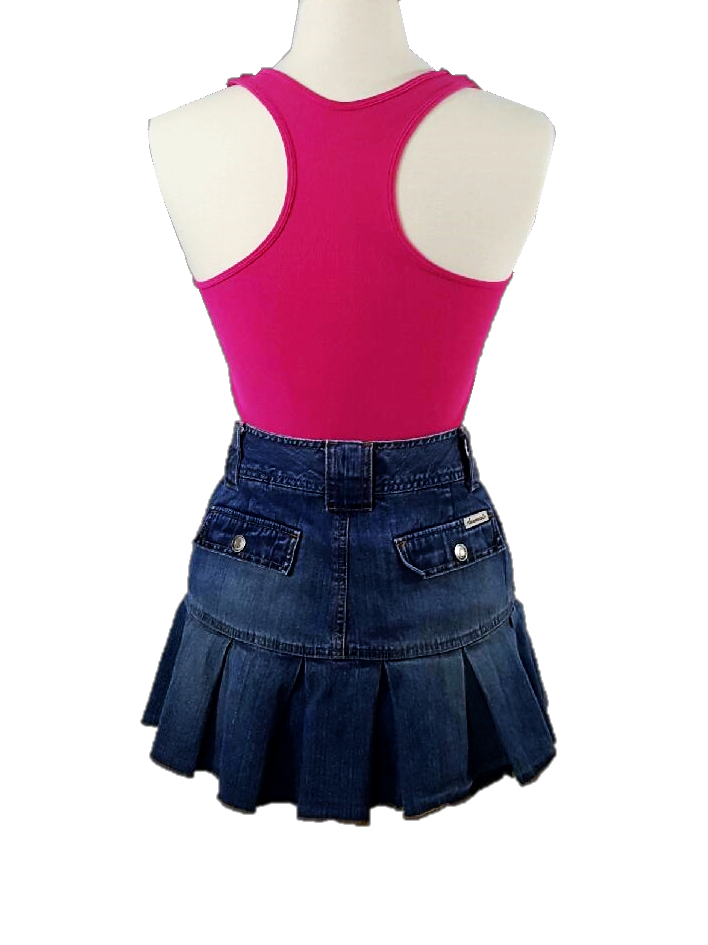 Pleated Ruffle Skirt