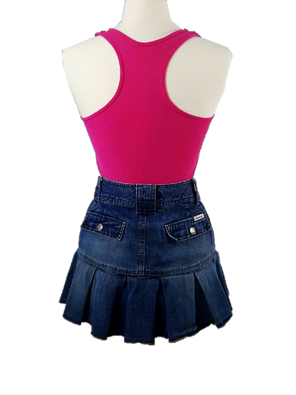 Pleated Ruffle Skirt