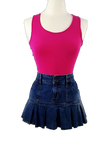 Pleated Ruffle Skirt