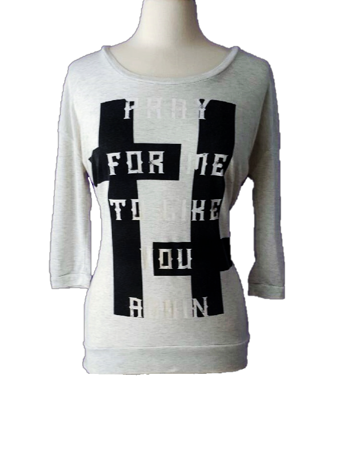 Double Cross Long Sleeve Top