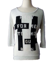 Double Cross Long Sleeve Top