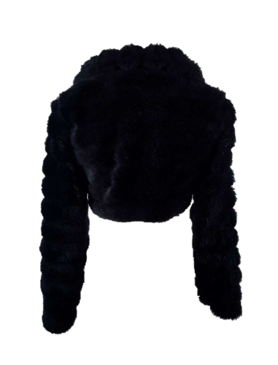 Cropped Faux Fur
