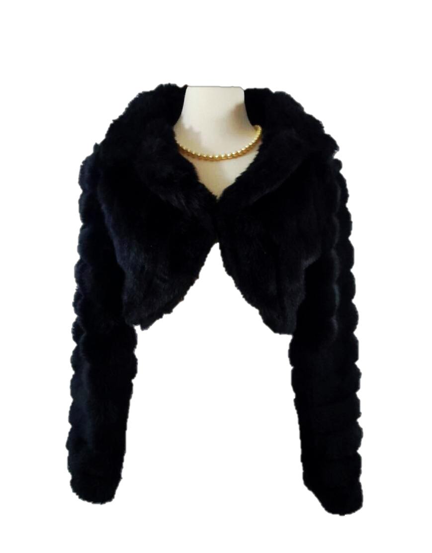 Cropped Faux Fur