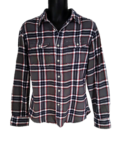 Buttoned Down Plaid Top