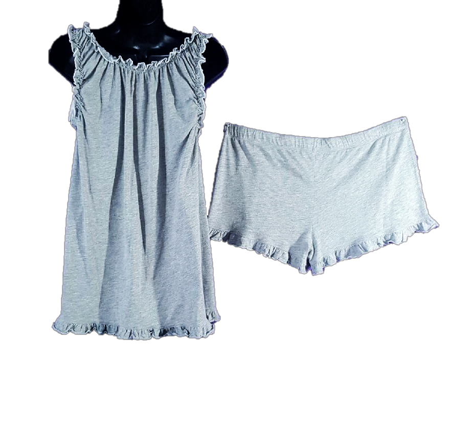Sweetheart Ruffle Pajama Set