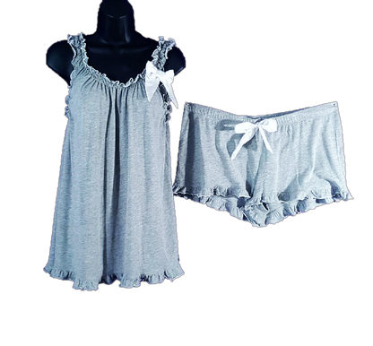 Sweetheart Ruffle Pajama Set