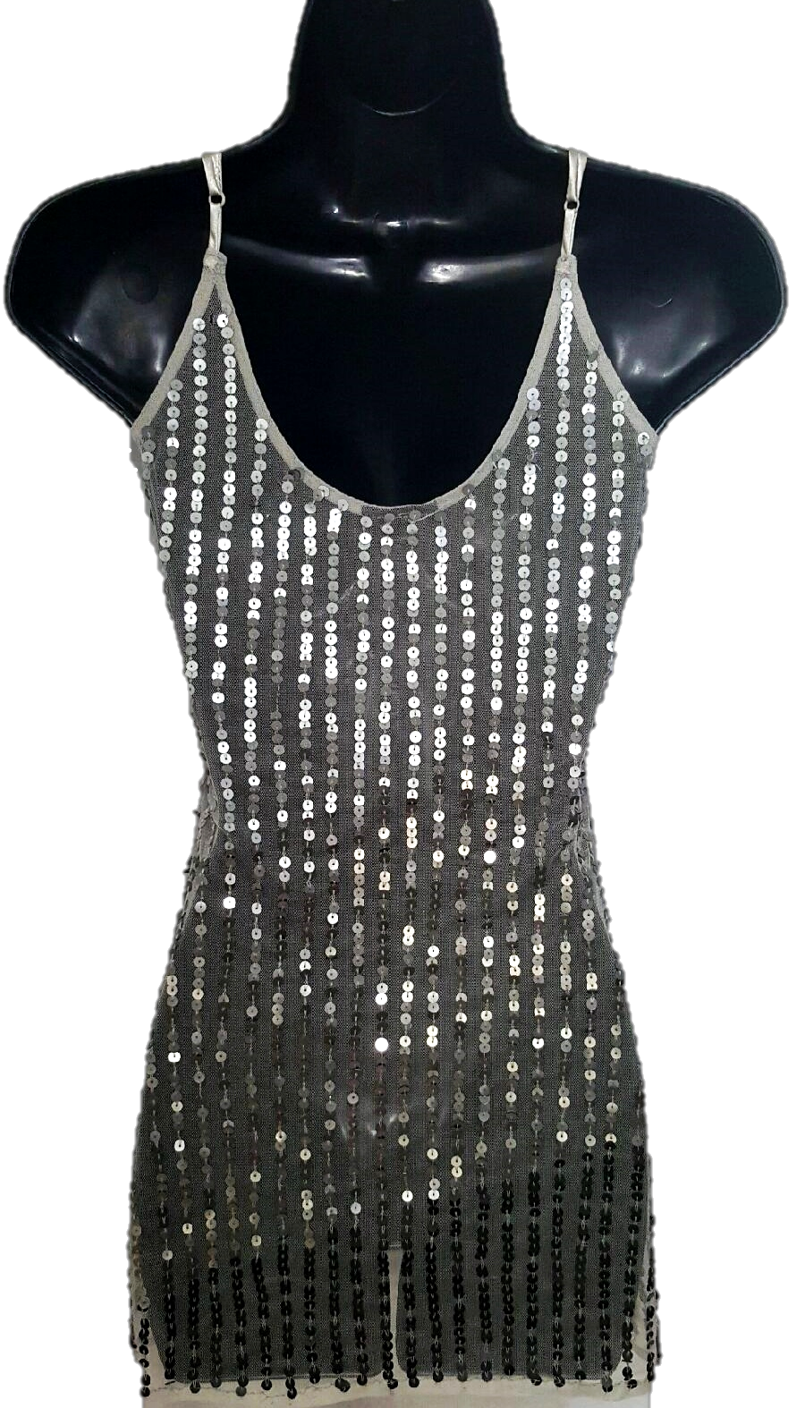 Sequin Sheer Tank
