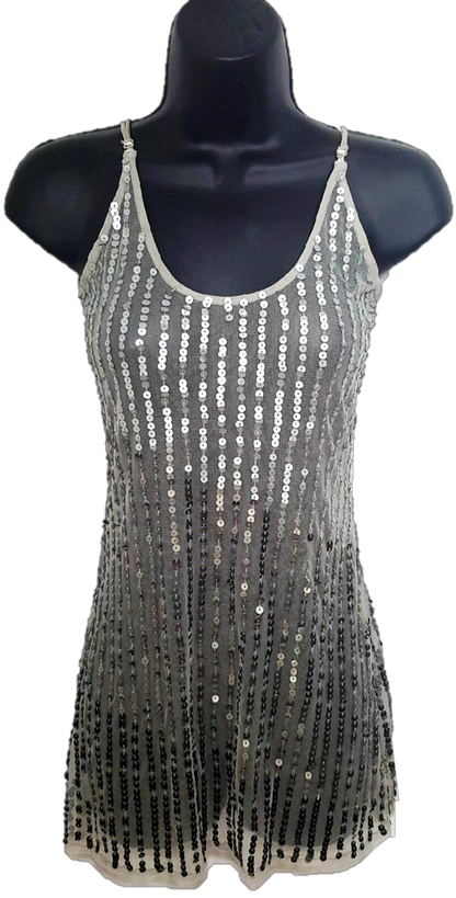 Sequin Sheer Tank