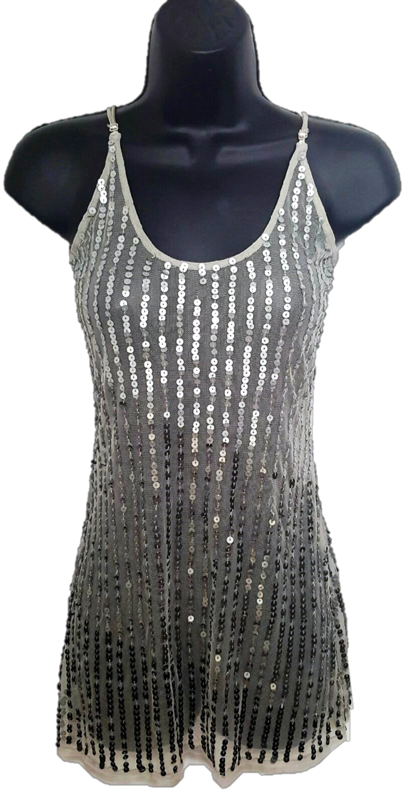Sequin Sheer Tank