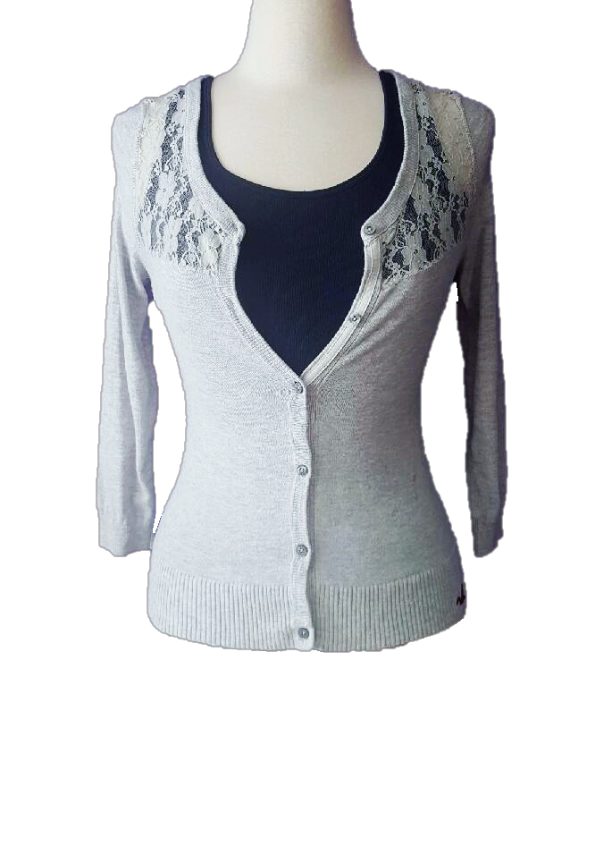 Hollister Sheer Lace Cardigan