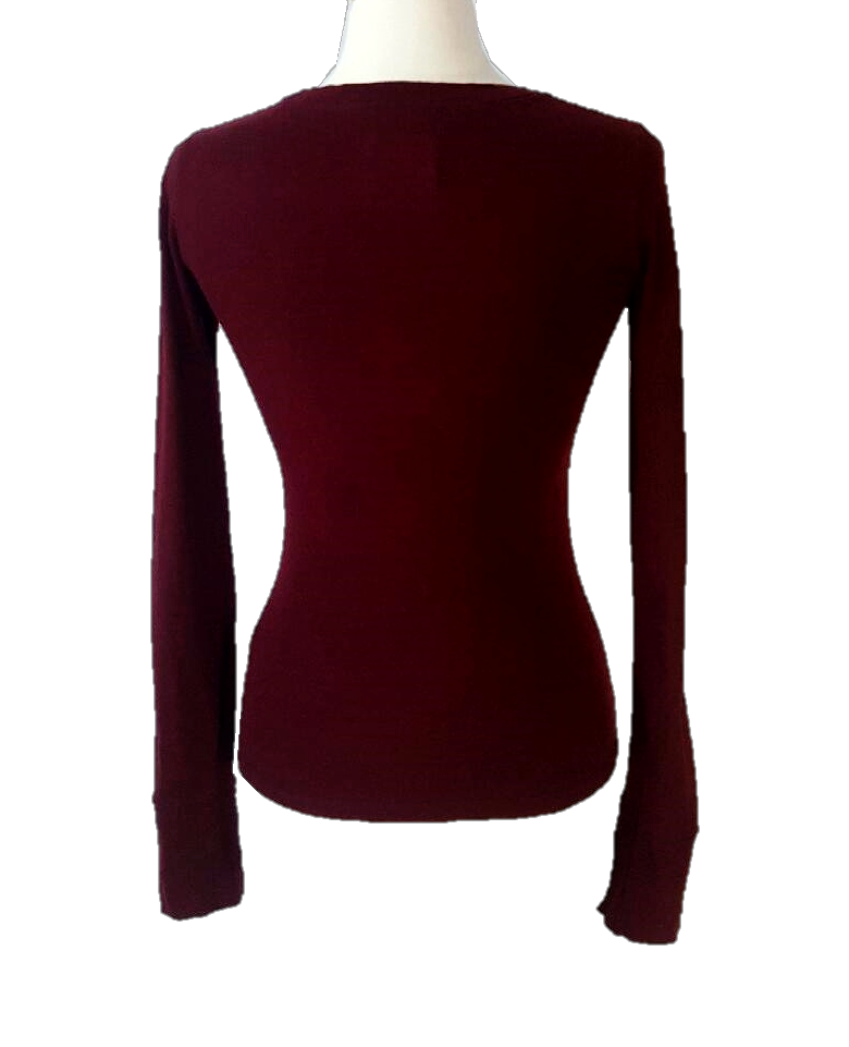 Hollister Maroon Knit