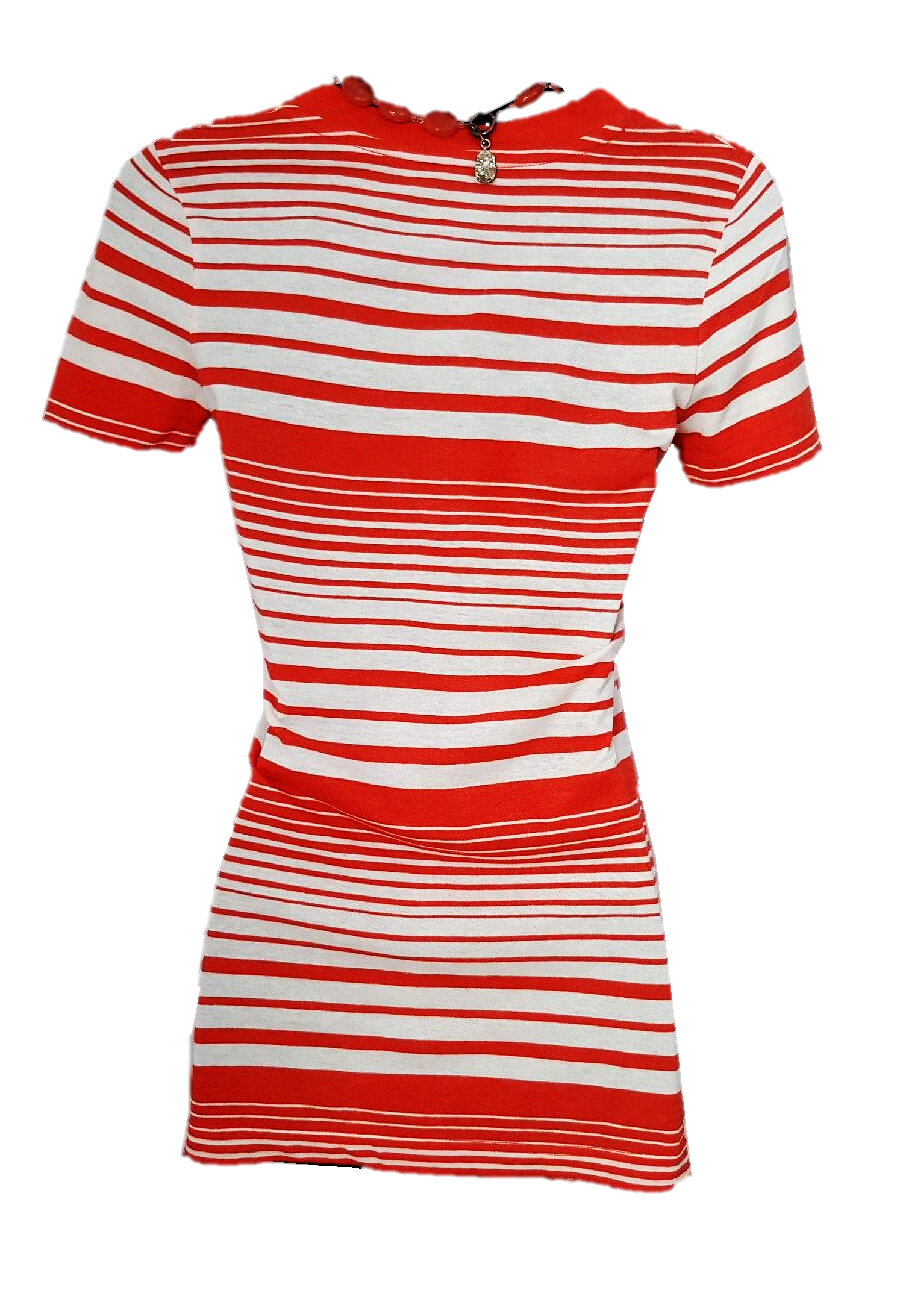 Striped V-Neck Top