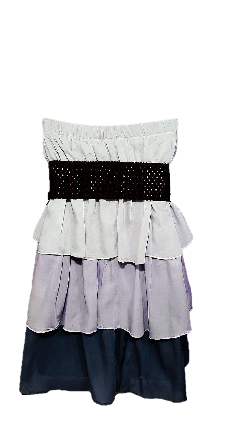 Ombre Strapless Dress