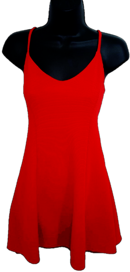 Red Strappy Dress