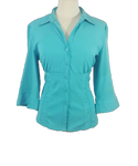 Sky Blue Fitted Top