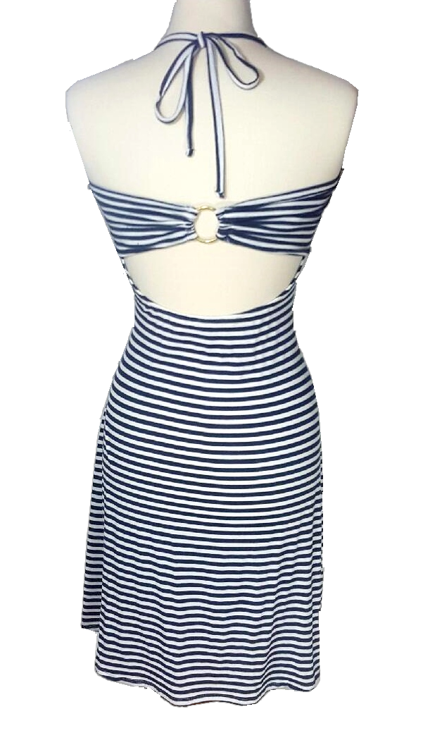 Striped Halter Dress