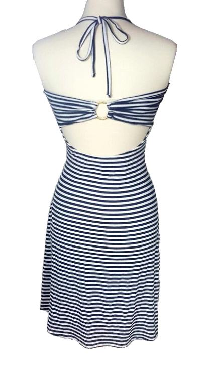 Striped Halter Dress