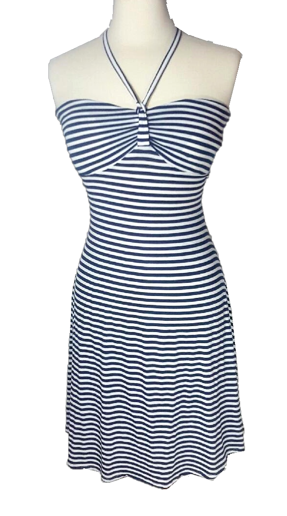 Striped Halter Dress