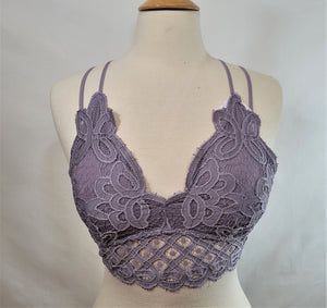 Lavendar Lace Bralette