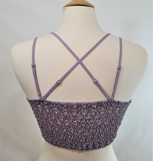 Lavendar Lace Bralette